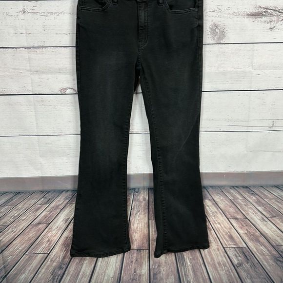 Kancan Womens Jeans size 28 Black Midrise inseam 28 Bootcut Stretch - Picture 3 of 10